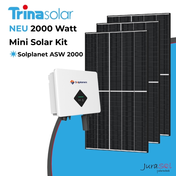 2000 Watt Plug & Save Paket Trina, Solplanet